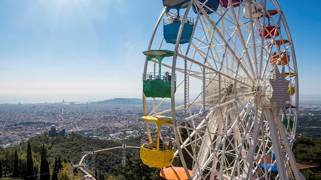 Barcelona: Tibidabo Amusement Park Admission Ticket