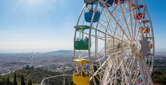 Barcelona: Tibidabo Amusement Park Admission Ticket