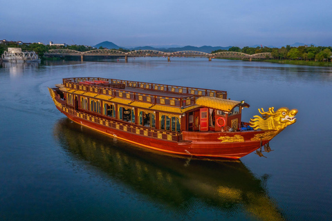 Hue Dining Tour by Dragon Boat Sunset Dining Cruise (Shared)