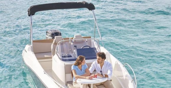 Krk/Dunat: Mieten Sie ein Boot Quicksilver 605 offen