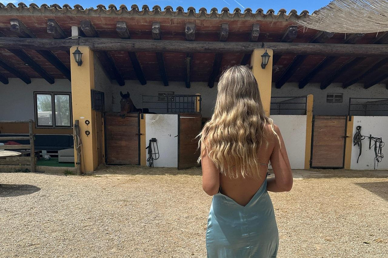 Oman-Salalah: Sunset Beach Horseback Ride with Hotel Pickup