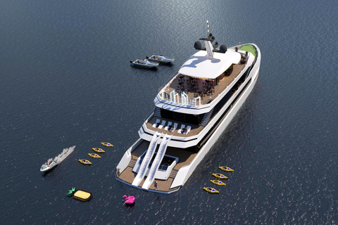 河内：2 天 1 夜下龙湾（Le Journey Cruise 游轮）2 天 1 夜 游船 上午 8:00 从河内出发