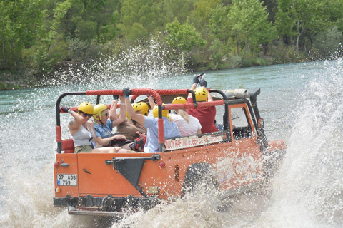 Antalya: Jeep Safari, Buggy Ride, Rafting & Zipline Tour