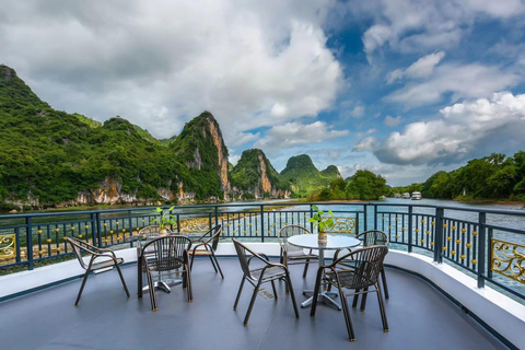 Guilin: Scenic 4-Star Li River Cruise to Yangshuo 4-Star Li River Cruise with English-Speaking Guide