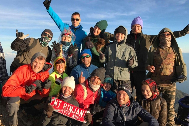 3D2N Trekking Mt Rinjani naar top, meer, warmwaterbron