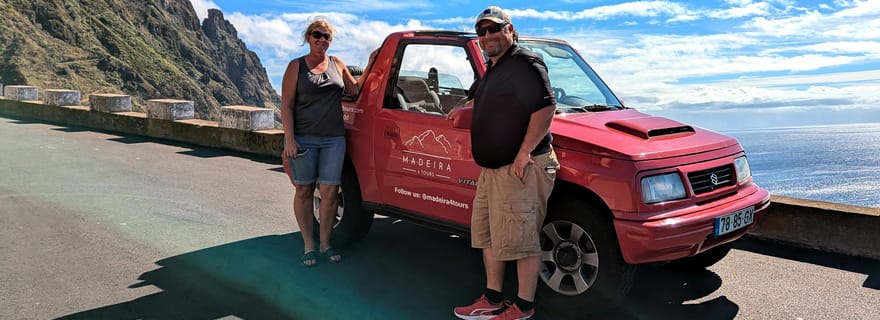 Cabo Girão Skywalk en 3 heures : expérience privée en jeep + C. Lobos