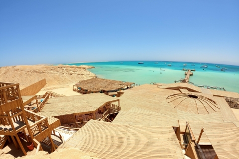 Ab Hurghada: Luxus-Bootsfahrt zur Orange Bay mit MittagessenAb Hurghada