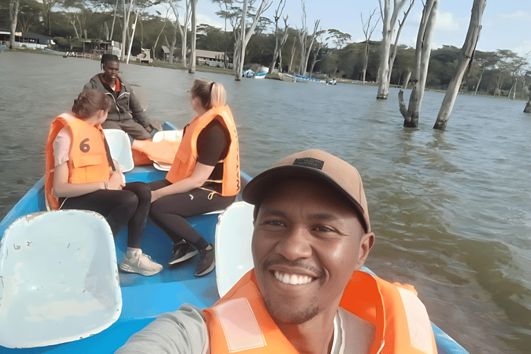 Hell's Gate-fietstocht &amp; Crescent Island-boottochtHell's Gate-fietstocht Crescent Island-boottocht GEEN TOEGANGSPRIJS