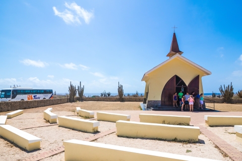 Aruba: 3 Stunden geführte Tour der HighlightsHutualco: Bootsotur zu den sieben Buchten