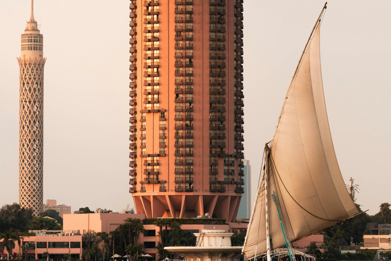 Caïro: Zonsondergang Felucca Tocht en culinaire tour met privé gidsGedeelde Tour - Optie