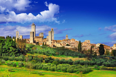 Volterra & San Gimignano from Livorno, Pisa, Lucca with wine Pickup from Pisa or Lucca city centre