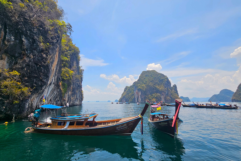 Koh Yao Yai/Noi: Tour privado en barco de cola larga de excursión por las islasTour privado desde el muelle de Manoh