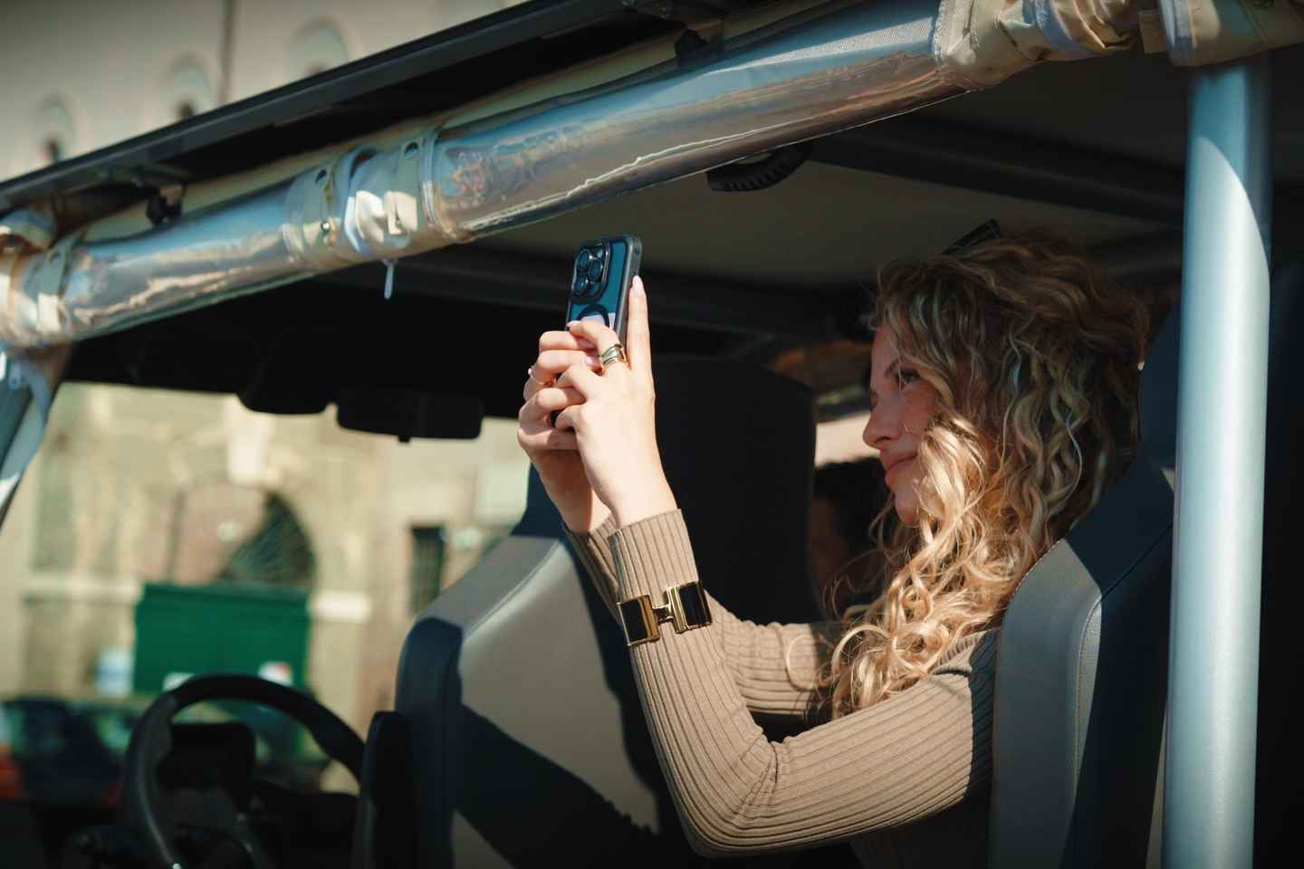 Rome: Private Golf Cart Tour in 3hours with Food Tasting