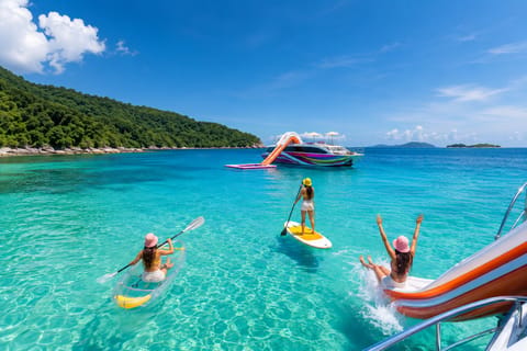 Phuket: Racha, Banana Bay & Maiton Island Tour by Catamaran - Image 2
