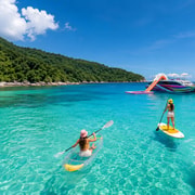 Phuket: Racha, Banana Bay & Maiton Island Tour by Catamaran Phuket: Racha, Banana Bay & Maiton Island Tour by Catamaran