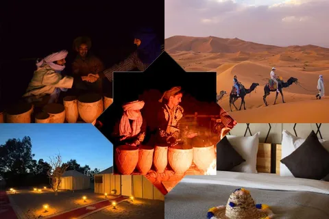 3 days luxury camp stay with sandsurf from Fes to Marrakech