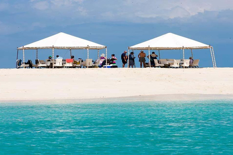 Vanuit Uroa: Gevangeniseiland en Nakupenda zandbank met lunch