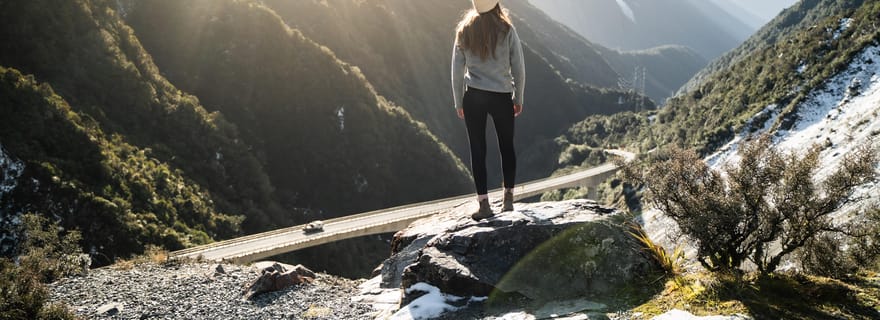 Christchurch : vers Franz Josef via Hokitika, excursion aller simple