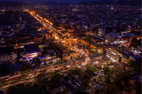 Jaipur w świetle księżyca - wycieczka z przewodnikiem i przejażdżka tuk tukiem