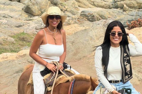 From Santiago: Papudo Lobos Island Boat & Horseback Ride
