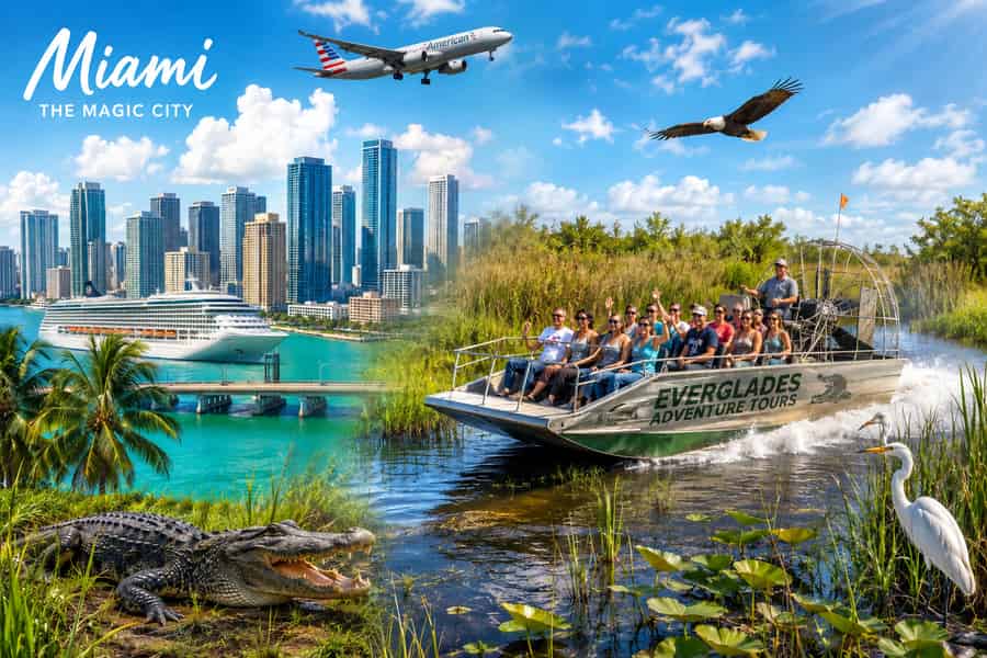 Miami-Kombi: Everglades-Abenteuer und Sightseeing-Tour. Foto: GetYourGuide Miami-Kombi: Everglades-Abenteuer und Sightseeing-Tour. Foto: GetYourGuide