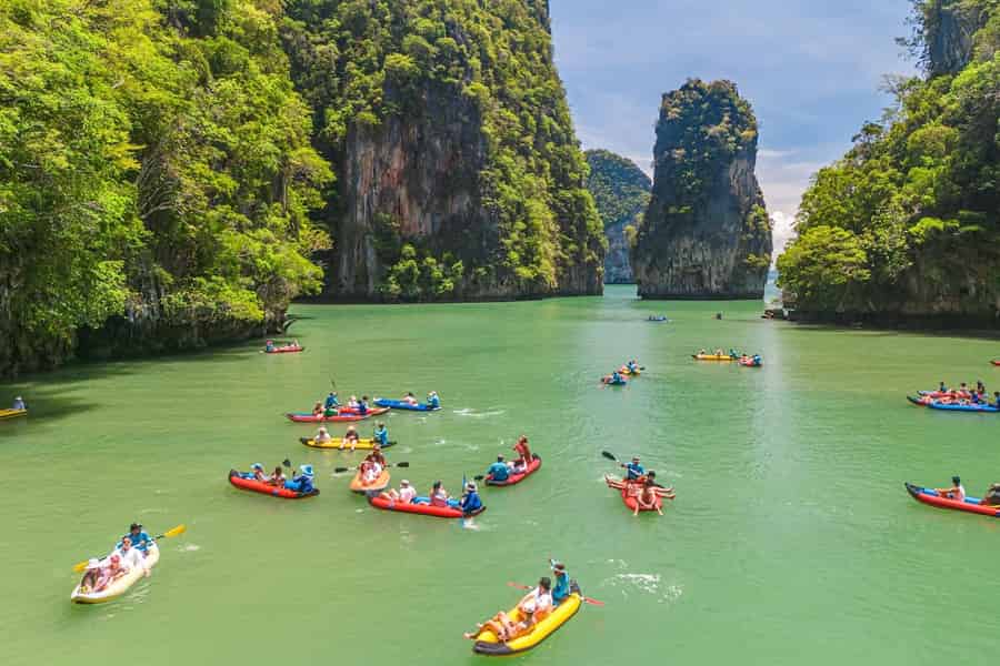 Phuket: James Bond-Insel per Big Boat & Kanu + Parkgebühr. Foto: GetYourGuide Phuket: James Bond-Insel per Big Boat & Kanu + Parkgebühr. Foto: GetYourGuide