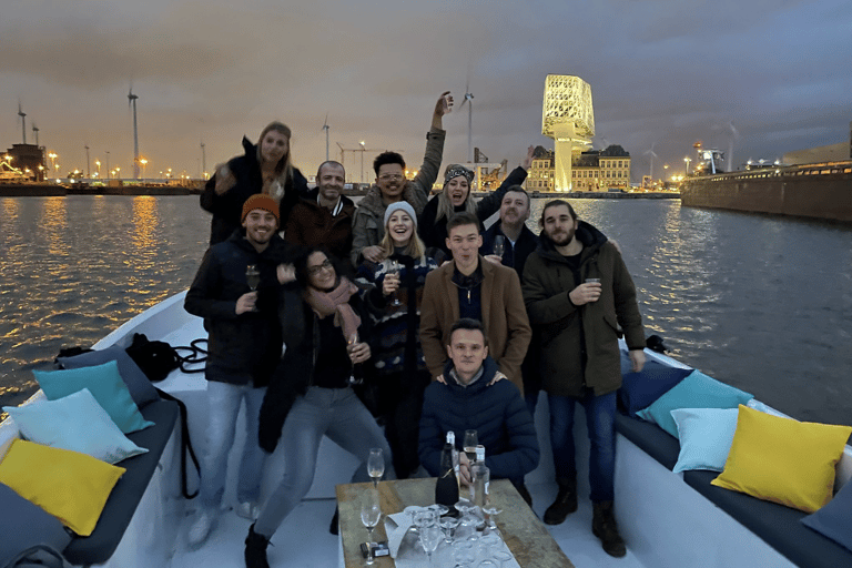 Antwerp: Private Aperitif Boatride