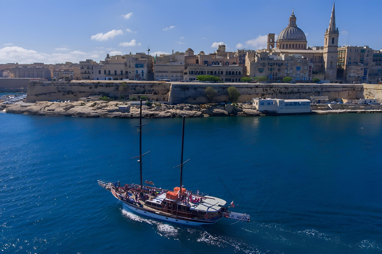 Sliema: Scenic Coastal & Harbour Cruise w/Lunch & Transport Including Transportation