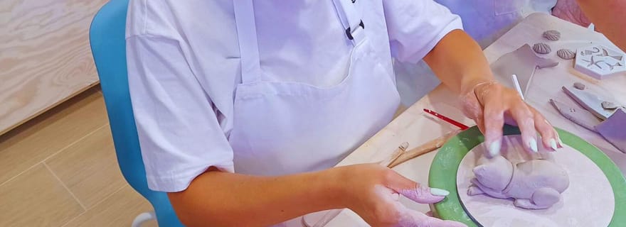 Naples : atelier céramique avec décoration et apéritif