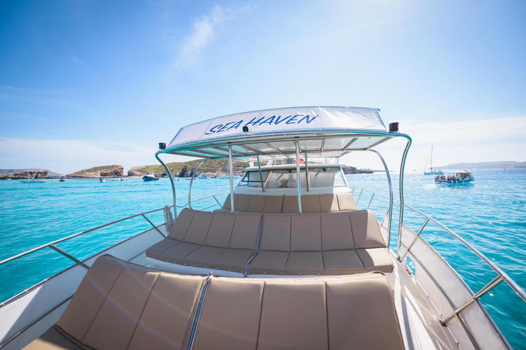 Comino:Blue & Crystal Lagoon,Gozo & Seacaves Half day cruise Half day cruise-Comino,Gozo,Blue & Crystal Lagoon & Seacaves