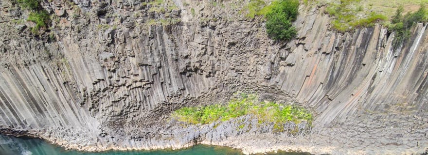 Port de Seyðisfjörður : visite du canyon de Stuðlagil et des cascades