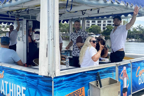 Gold Coast: Self-Drive Pontoon Boat Rental with BBQ Gold Coast: 4 Hour Self-Drive Pontoon Boat Rental with BBQ