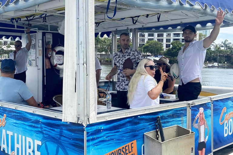Gold Coast: Self-Drive Pontoon Boat Rental with BBQ Gold Coast: 4 Hour Self-Drive Pontoon Boat Rental with BBQ