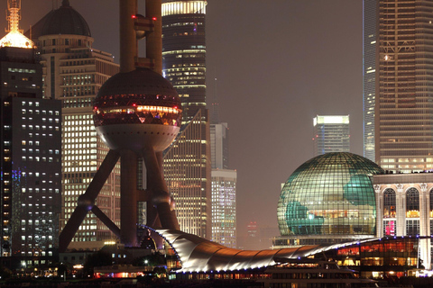 Shanghai: Oriental Pearl Radio &amp; TV Tower e-ticketLuchtwandelen voordeelpakket + 351 ruimtecapsule