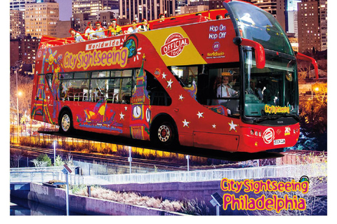 Philadelphia: Open-Top Nighttime Bus Tour