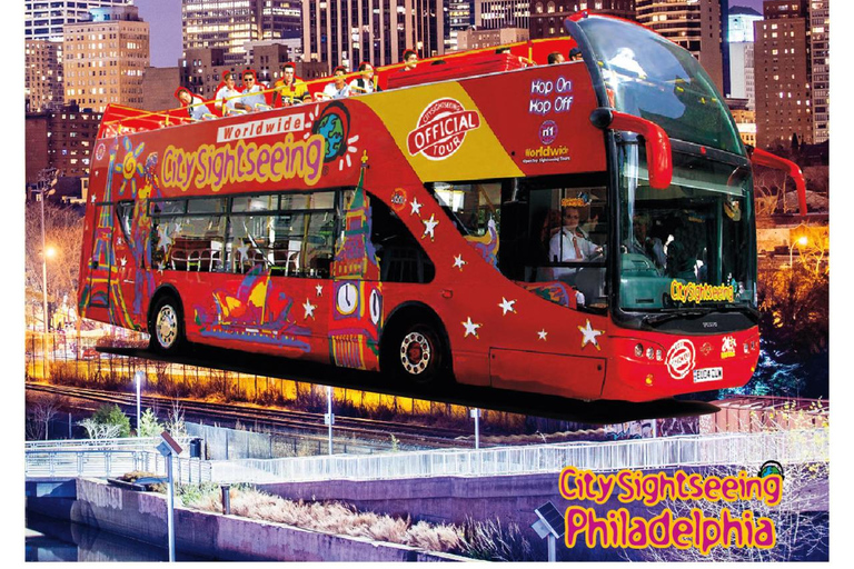 Philadelphia: Open-Top Nighttime Bus Tour