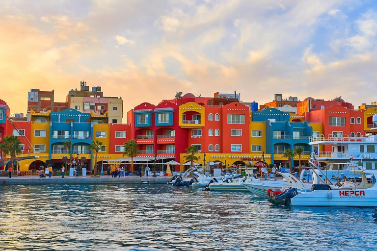 Hurghada: City Tour & Bazaar with Optional Sand Museum Visit Group Sightseeing and Shopping Tour