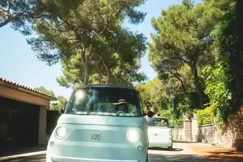 Von Nizza aus: Folge einem Guide im Elektroauto an der Côte d'Azur!