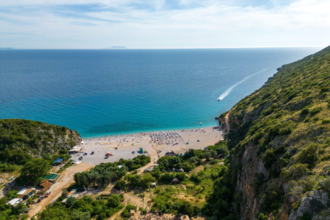 Golem/Durrës/Tirana :Gjipe Beach and Canyon Premium Day Trip Off-Road Experience : Gjipe Beach and Canyon Day Trip