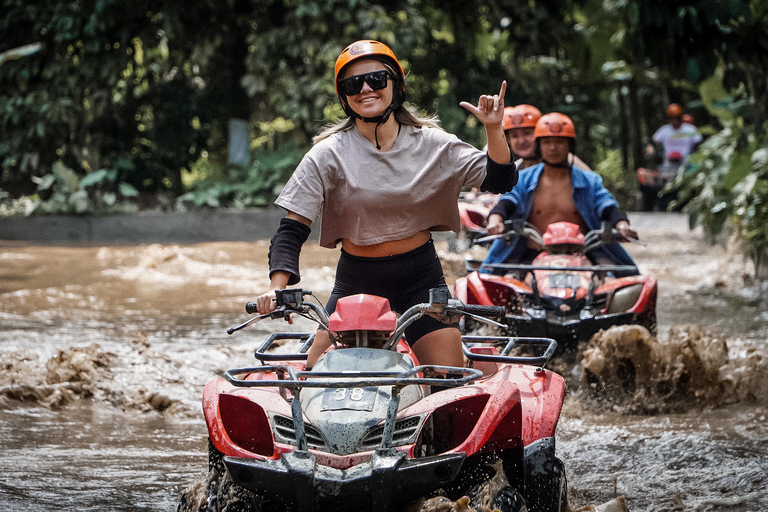 Ubud: Gorilla Cave ATV, Rice Terrace & Cretya Pool Tour Tandem Atv Ride meet at Venue(No Rice terrace & Cretya Tour)