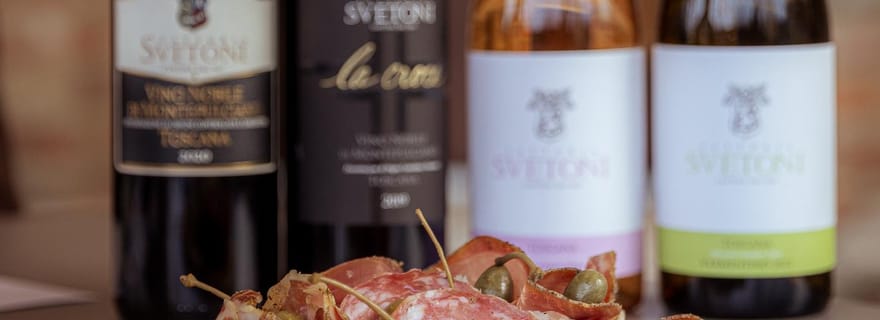 Montepulciano : Dégustation de vins avec charcuterie toscane typique