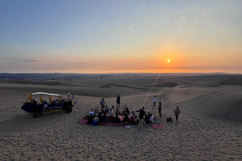 Paracas e Huacachina: Ilhas, Dune Buggy e Piquenique ao Pôr do SolParacas e Huacachina: Ilhas, Buggy nas Dunas e Piquenique ao Pôr do Sol