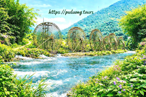 From Hanoi: 3-Day Ninh Binh & Pu Luong Nature Adventure Option 2: Deluxe Hotel & Deluxe Resort with Mountain View