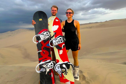 Huacachina Ica: Sandboard Adventure with Bonfire & Cocktails
