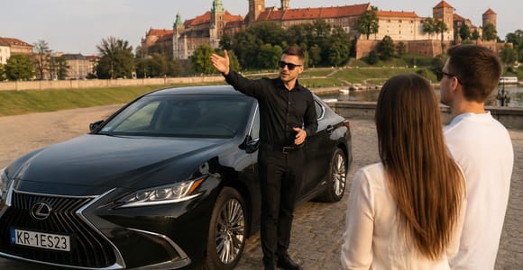 Krakow: Private City Tour with Driver and Hotel Pickup