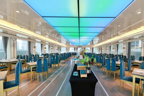 Shanghai Luxury Cruise Nattutsikt med skaldjursbuffé