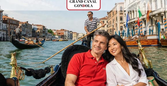 Grand Canal Gondola Ride with Storytelling & Gondola Gallery