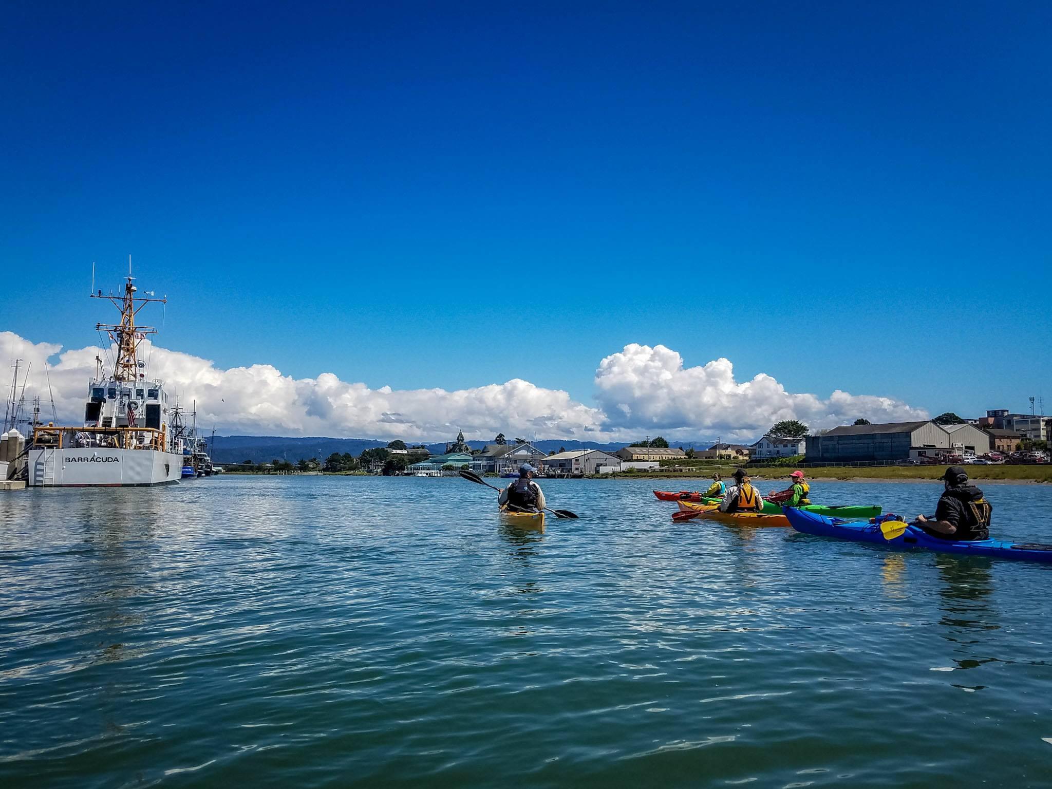 Erkunde die Humboldt Bay mit dem Kajak