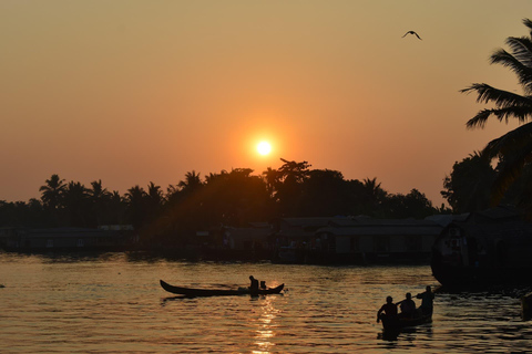 From Kochi: Alleppey Houseboat Cruise with Meals & Transfers