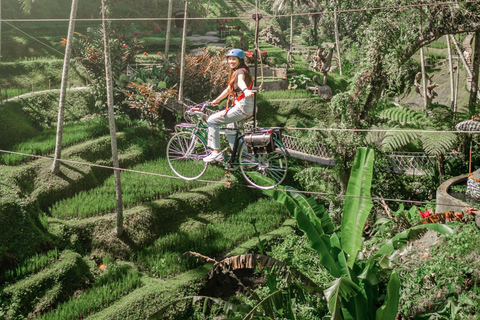 Bali/Ubud: Zipline 2-ways with combo Alas Harum Tour Zipline with Riceterrace Alas Harum Tour meet at venue